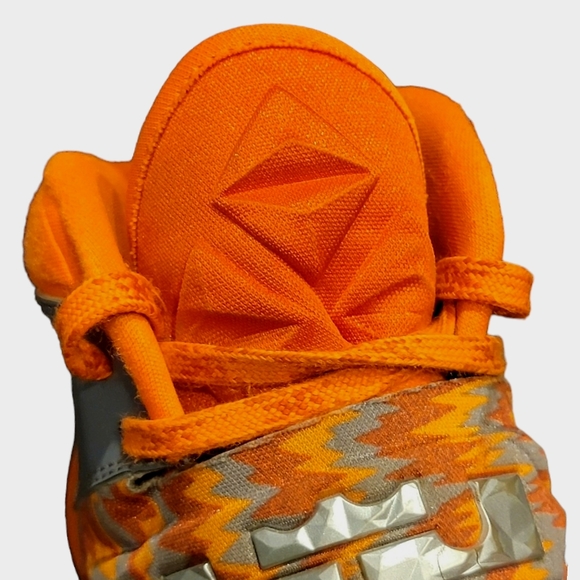 Nike Lebron Zoom Soldier 7 gray and orange size 11 - Picture 2 of 12